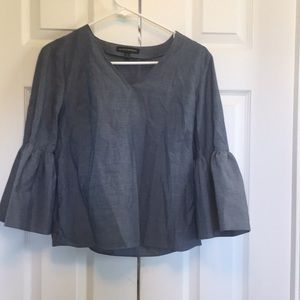 Blue XS Banana Republic Shirt w/ Bell Sleeves